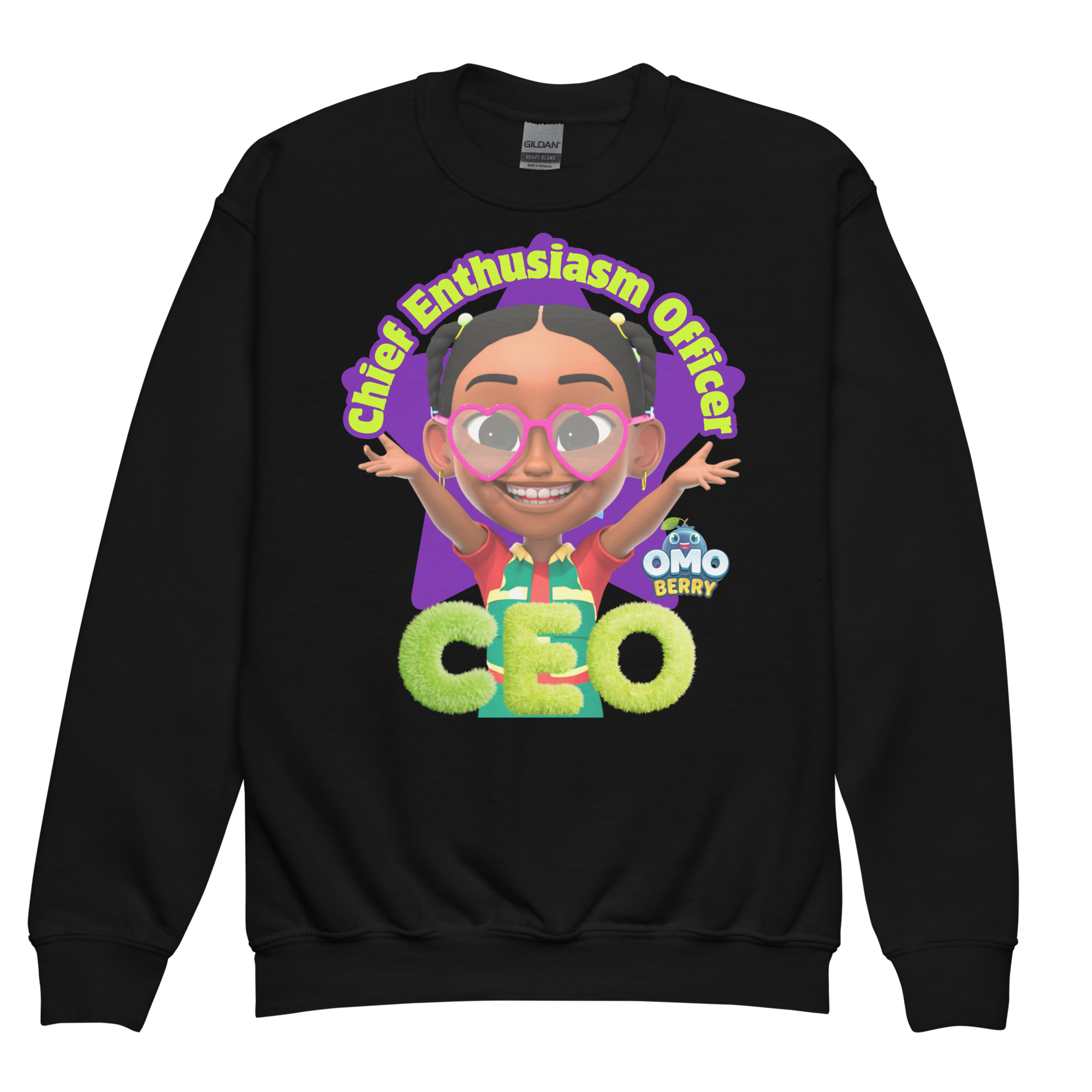 Nkosi CEO Youth Crewneck Sweatshirt – Omoberry Nkosi CEO Youth Crewneck Sweatshirt – Omoberry