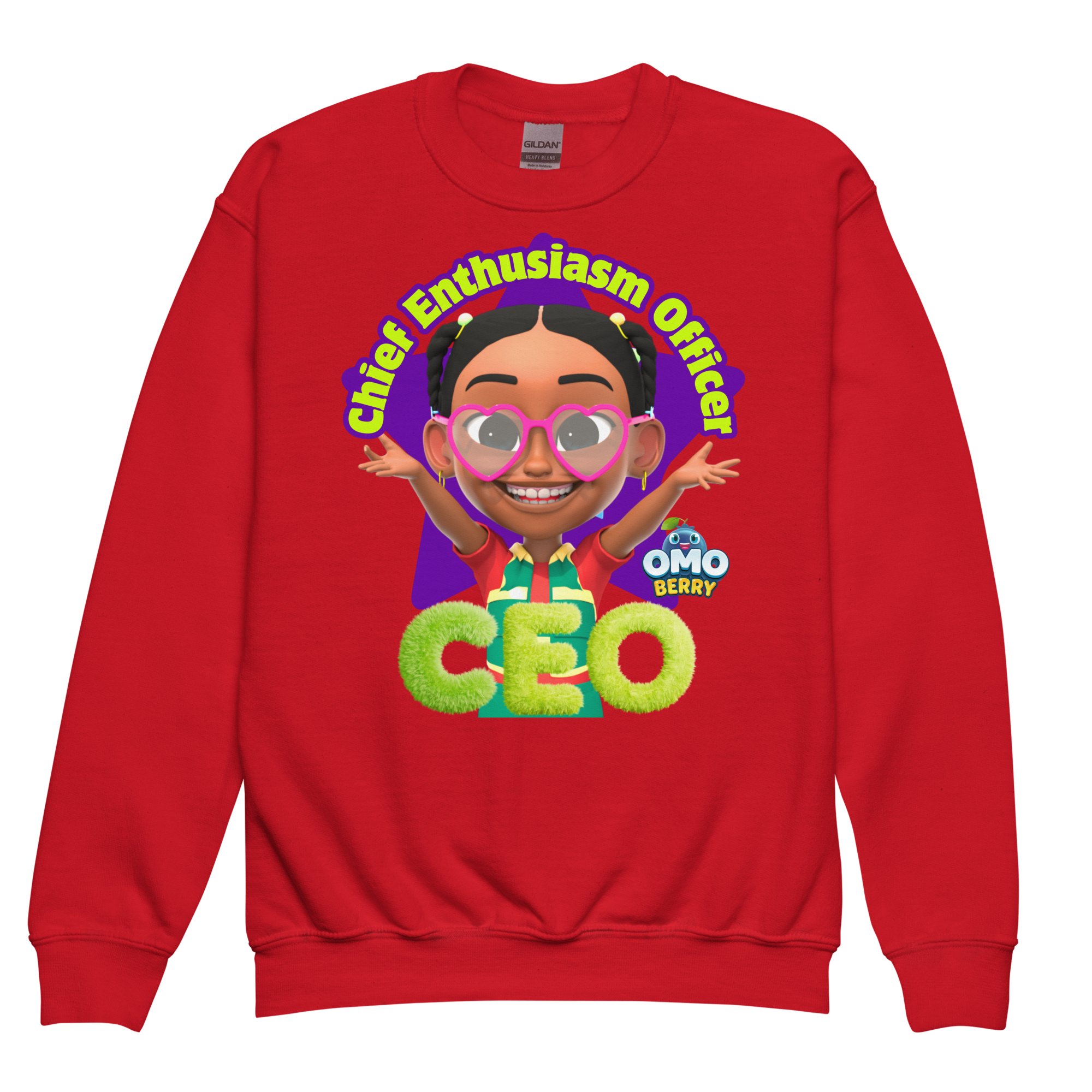 Nkosi CEO Youth Crewneck Sweatshirt – Omoberry Nkosi CEO Youth Crewneck Sweatshirt – Omoberry