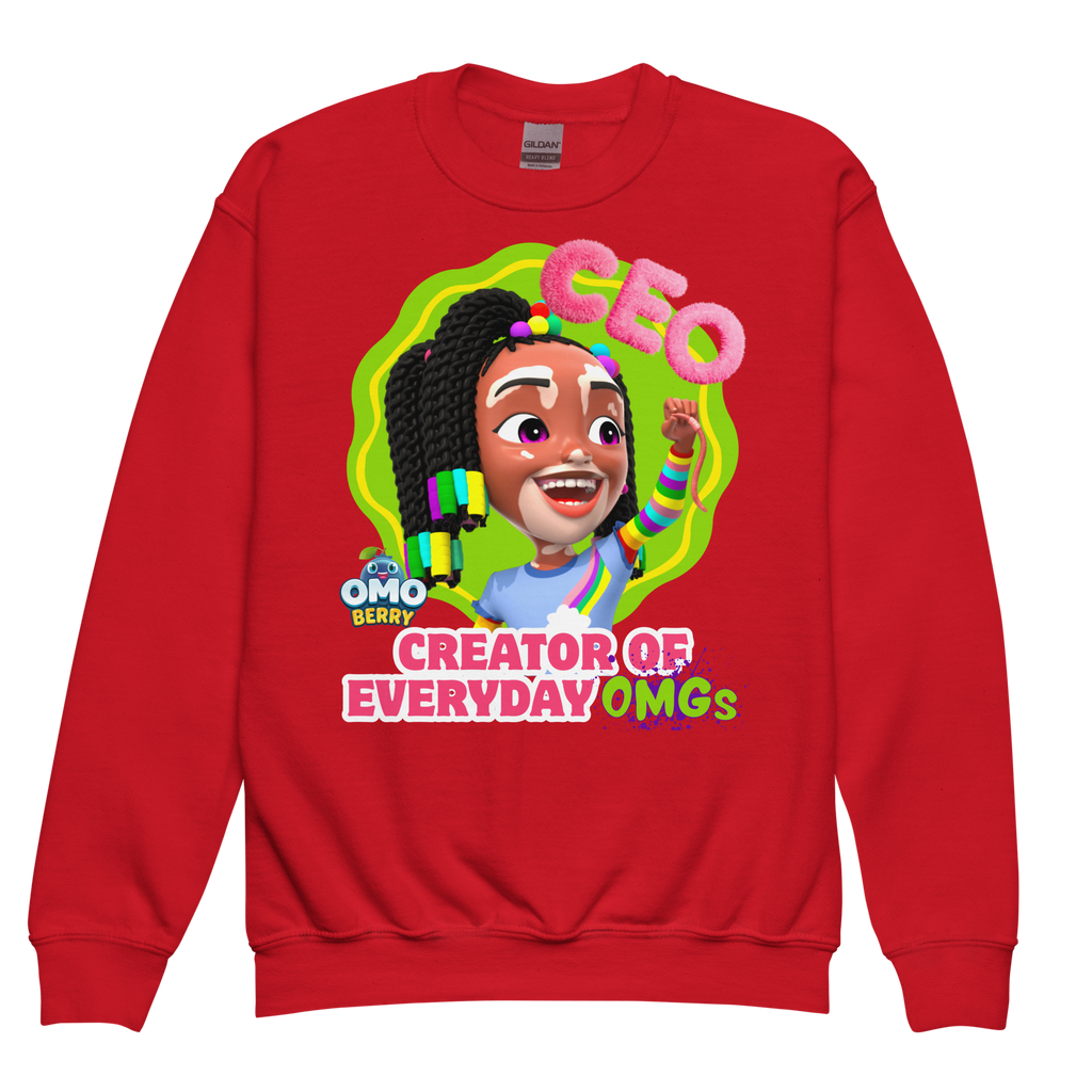 Imani CEO Youth Crewneck Sweatshirt – Omoberry